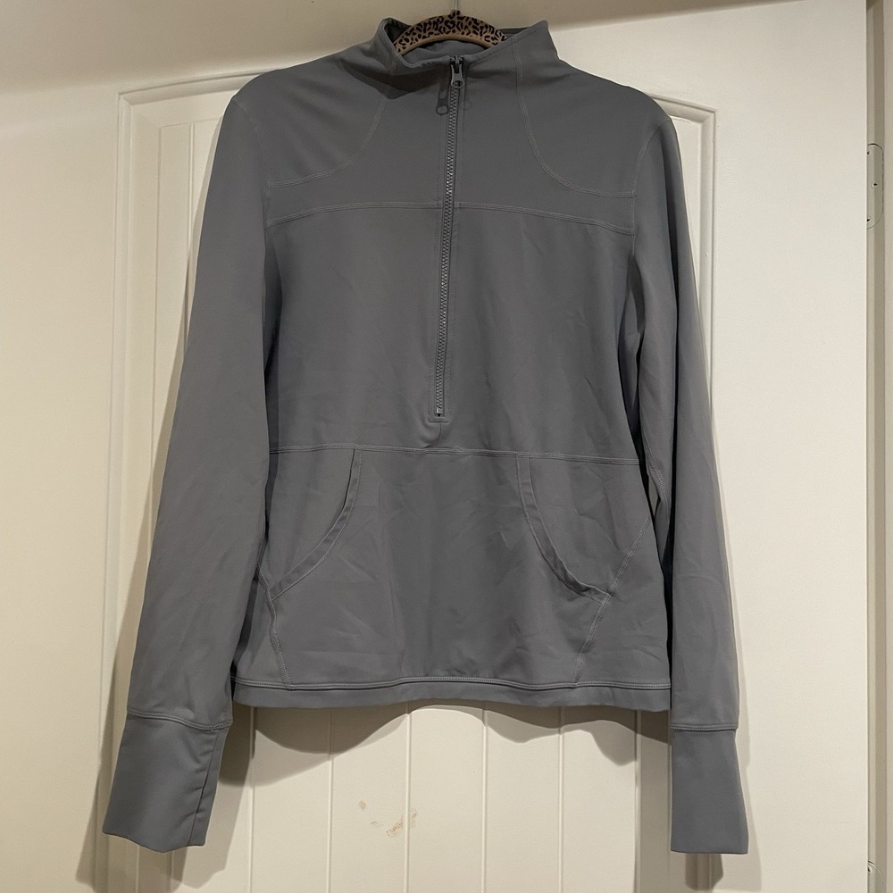 ZYIA Active Women's Half Zip Pullover Size XXL Dusty Blue Activewear